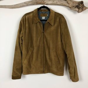 J. Crew Suede Leather Jacket. Medium.